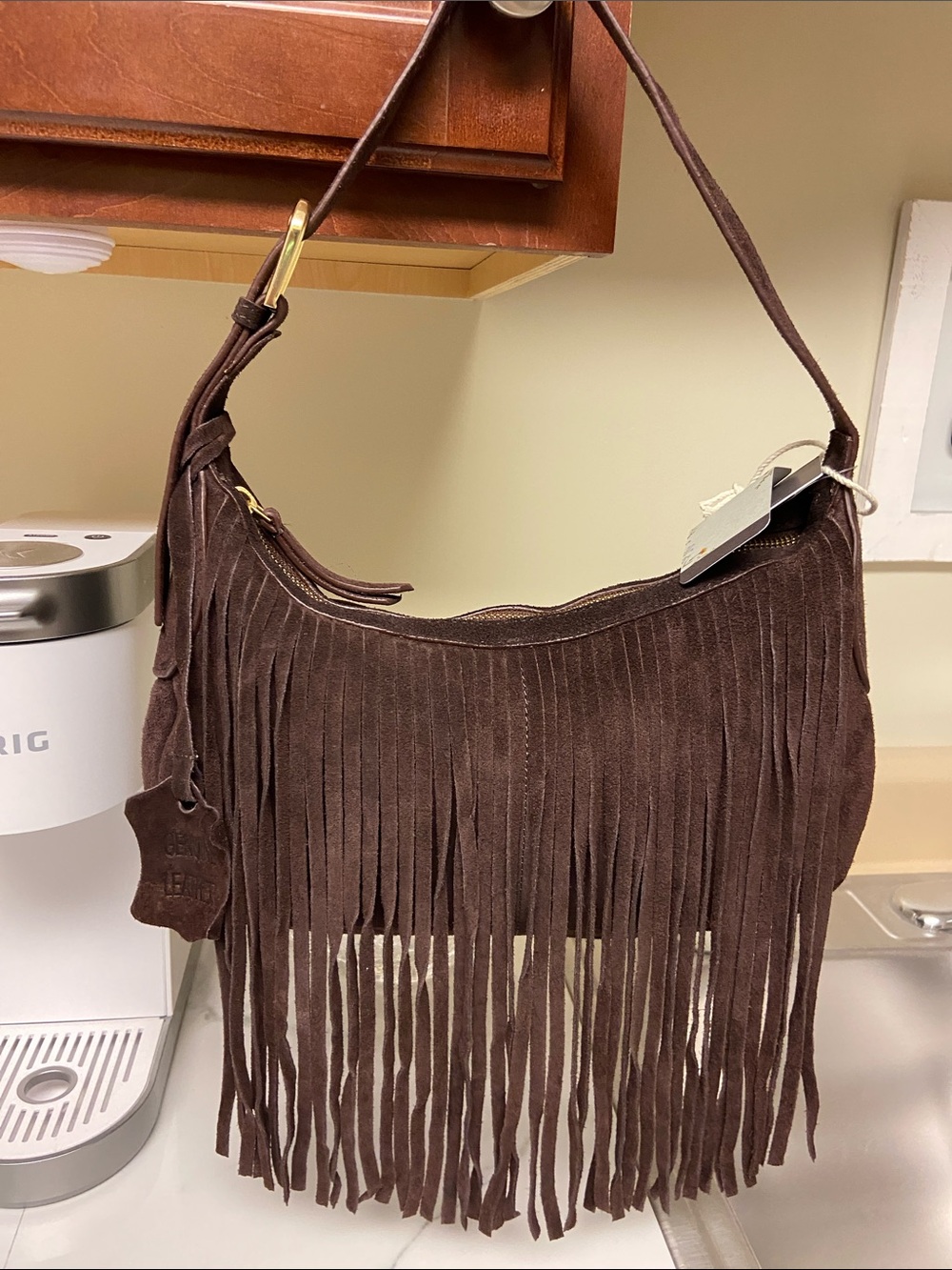 🤎Brown Suede Fringe Shoulder Bag🤎 - Picture 11 of 11
